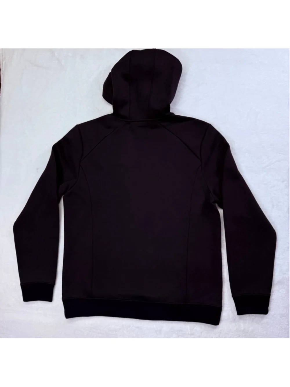 Men's LL Bean Black Hoodie Sweatshirt Medium Regular Slightly Fitted